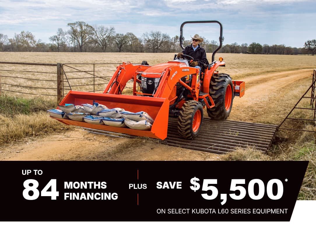 Save on Select L60 Series Tractors
